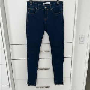 Zara Blue Skinny Jeans Stretchy Fit